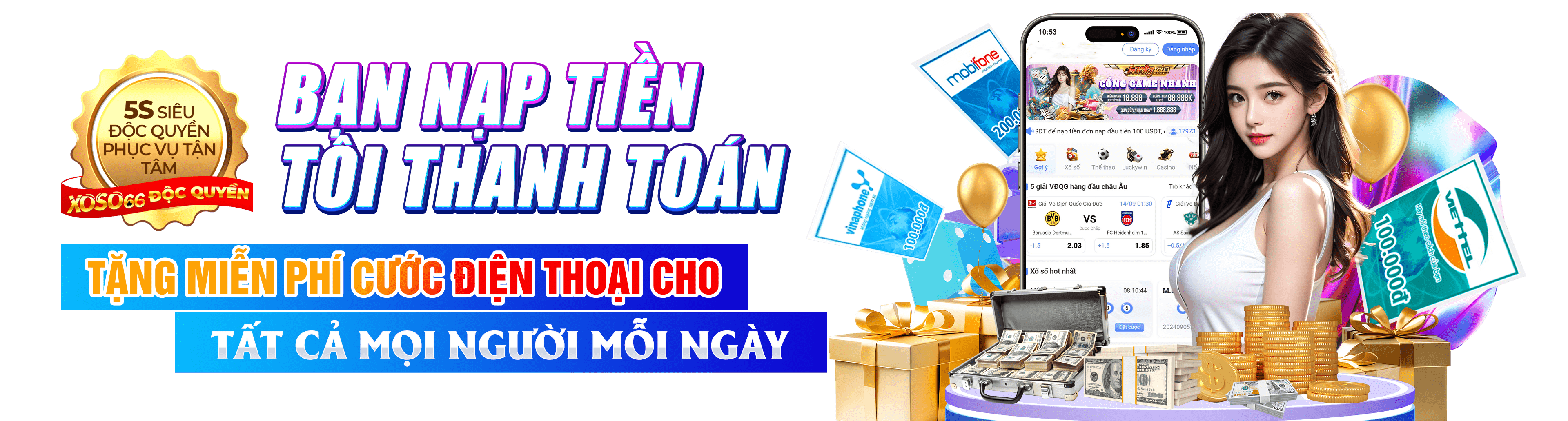 Hình ảnh quảng cáo của xo368 hiển thị nền tảng và các lợi ích