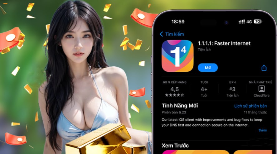 Hình ảnh quảng cáo của xo368 hiển thị nền tảng và các lợi ích